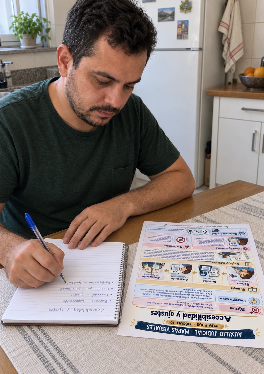 Material de Auxilio Judicial en uso: estudio y anotaciones